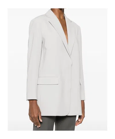 Theory Crepe Blazer In White