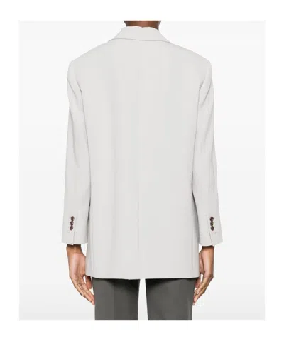 Theory Crepe Blazer In White