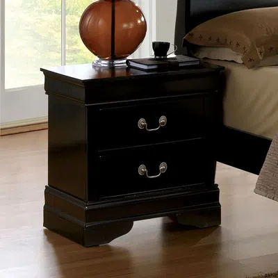 Streamdale Furniture Streamdale 1 Piece Nightstand Louis Philippe Solid Wood English Dovetail