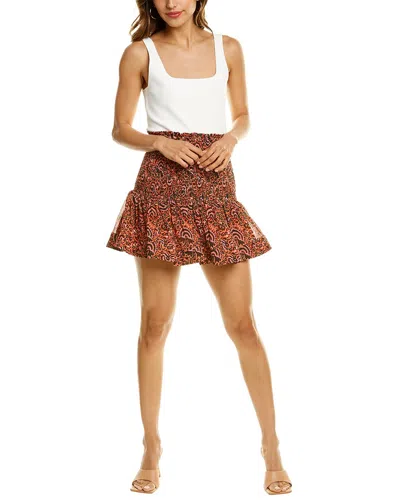 A.l.c A. L.c. Kade Silk Mini Skirt In Pink