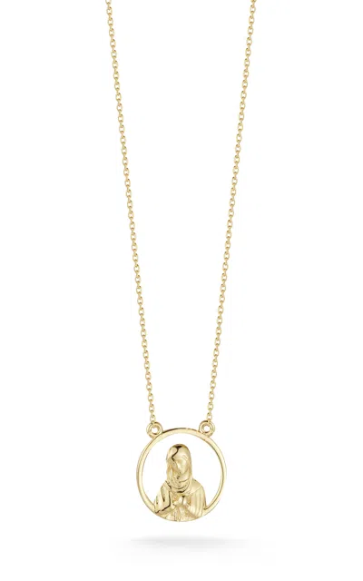 Ember Fine Jewelry 14k Gold Mary Necklace In Multi