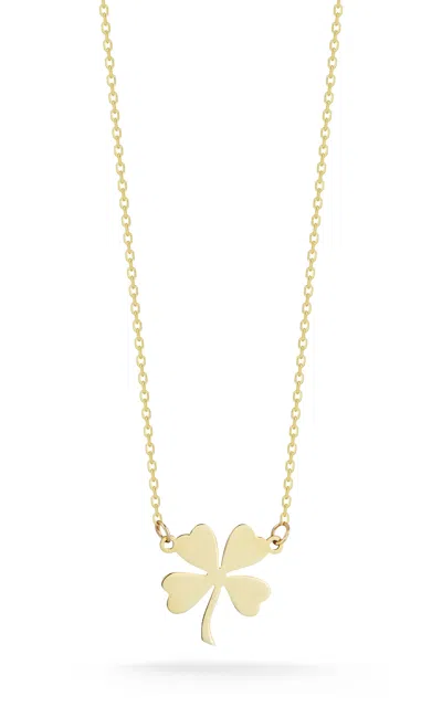 Ember Fine Jewelry 14k Yellow Gold Clover Pendant Necklace In Multi