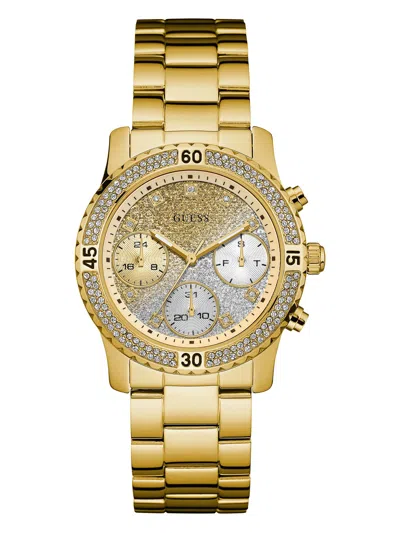 Guess Factory Gold-tone Ombre Shimmer Multifunction Watch