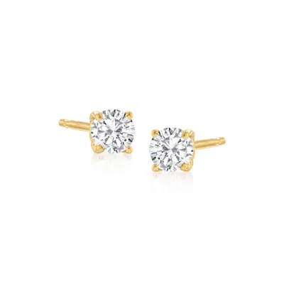 Rs Pure Ross-simons Diamond In 14kt Yellow Gold In White