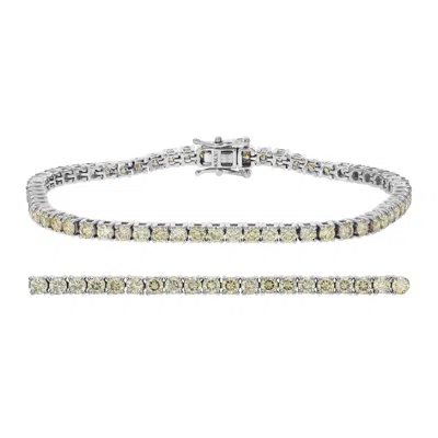 Vir Jewels 5 Cttw Diamond Tennis Bracelet 14k White Gold Round Prong Set 7 Inch