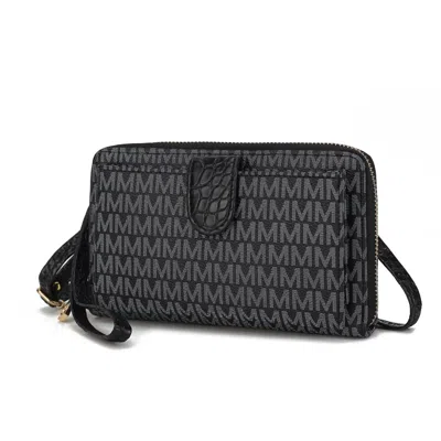 Mkf Collection By Mia K Olga Smartphone And Wallet Convertible Crossbody Bag In Black