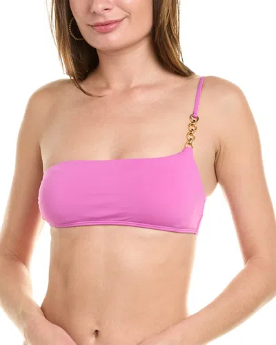 Vix Bio Greta Ana Bandeau Top In Pink