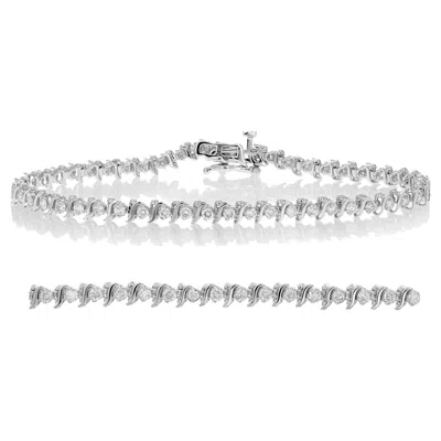 Vir Jewels 1.50 Cttw Si2-i1 Igi Certified Diamond Bracelet 14k White Gold S-link 7 Inch In White