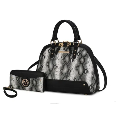 MKF COLLECTION BY MIA K FRIDA SATCHEL AND WALLET HANDBAG - 2 PIECES 