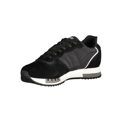 Blauer Black Polyester Men Sneaker In Black