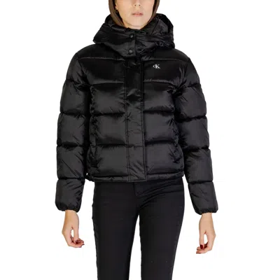 Calvin Klein Jeans Est.1978 Calvin Klein Jeans Black Nylon Jackets & Women's Coat In Black