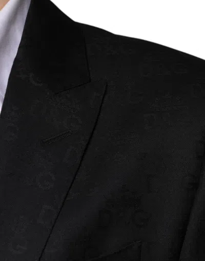 Dolce & Gabbana Black Wool Single Breasted Formal Blazer In Black
