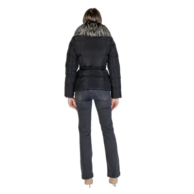 Guess Black Polyamide Jackets & Coat In Black