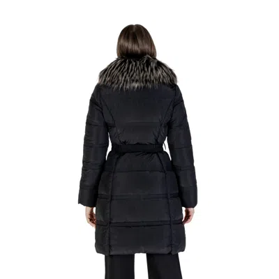 Guess Black Polyamide Jackets & Coat In Black