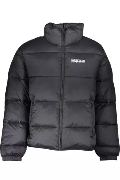 Napapijri Suomi Hooded Puffer Jacket In Black