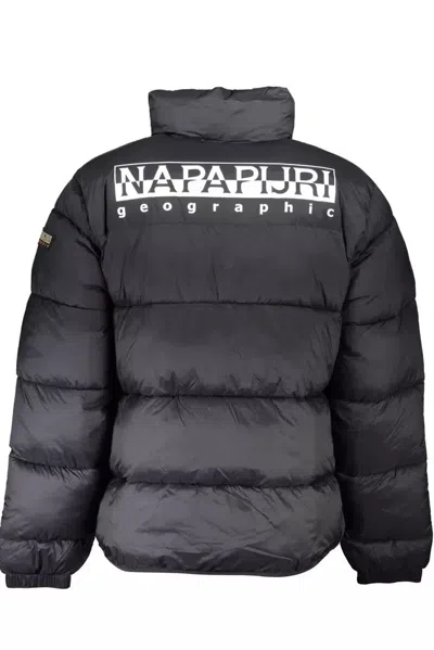 Napapijri Suomi Hooded Puffer Jacket In Black