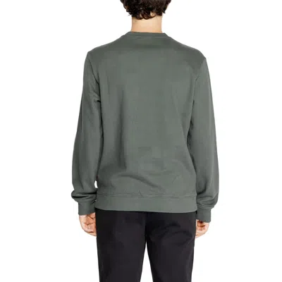 Napapijri Man Sweatshirt Military Green Size Xxl Cotton, Polyester In Green