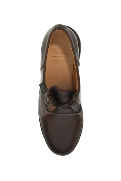 Paraboot Women's Michael Leather Derby Shoes In Brown