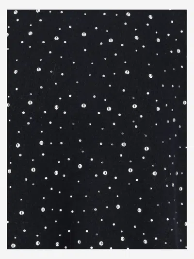 Allude Wool Blend Pullover With Rhinestones And Studs
