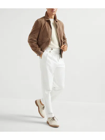 Brunello Cucinelli Men's Lightweight Cotton Sweater