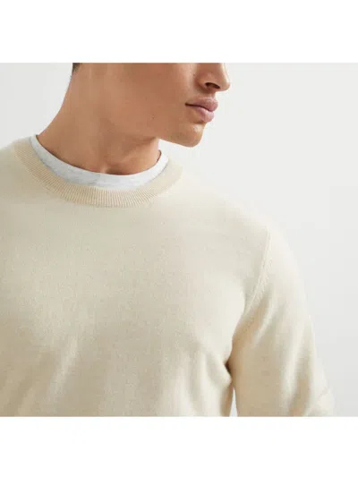 Brunello Cucinelli Men's Lightweight Cotton Sweater