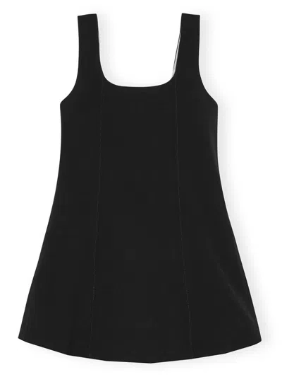 Ganni Women Bonded Crepe Mini Dress