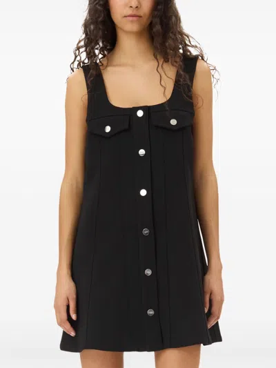 Ganni Women Bonded Crepe Mini Dress