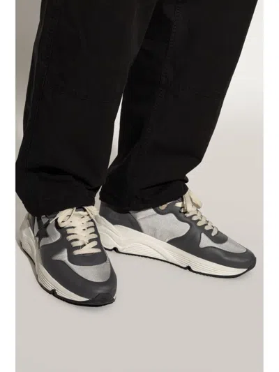 Golden Goose Men Running Sole Leather Sneakers