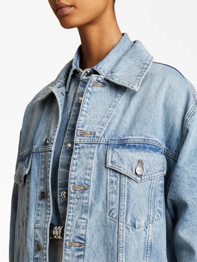 Khaite Grizzo Oversized Denim Jacket