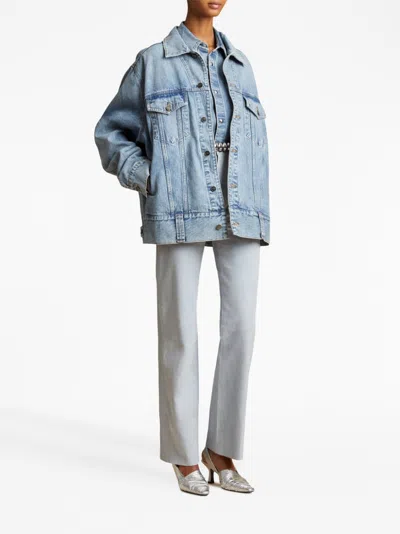 Khaite Grizzo Oversized Denim Jacket