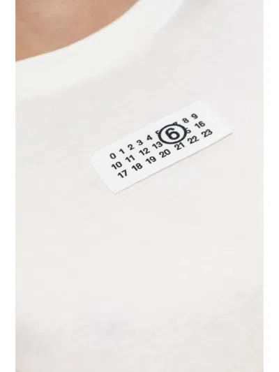 Mm6 Maison Margiela Numeric Cotton Jersey T-shirt