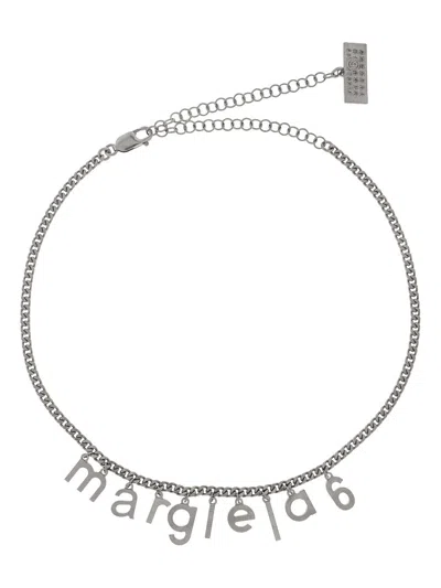 Mm6 Maison Margiela Pendant Logo Necklace