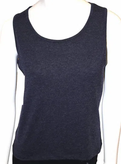 Angel Bra-friendly Knit Tank In Denim In Multi