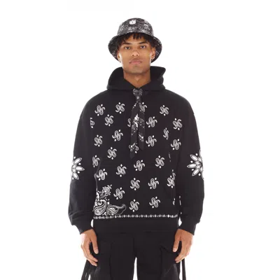 Cult Of Individuality Pullover Sweatshirt In Paisley In Black