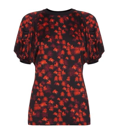 Shop Givenchy Flower Print Jersey Top