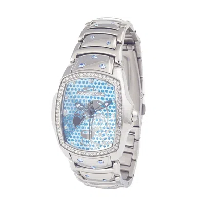Chronotech Silver Steel Watch In Silver
