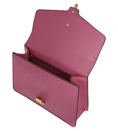 Shop Gucci Ribbon Strap Shoulder Bag In Pink
