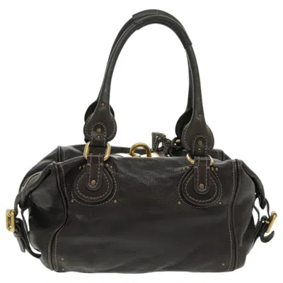 Pre-owned Chloé Paddington Brown Leather Shoulder Bag ()