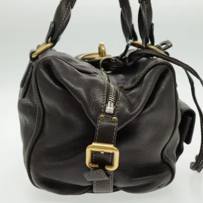 Pre-owned Chloé Paddington Brown Leather Shoulder Bag ()