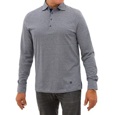 Corneliani Cotton Polo Men's Shirt In Gray