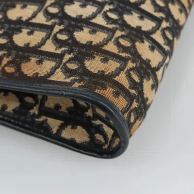 Pre-owned Dior Trotter Brown Canvas Shoulder Bag ()