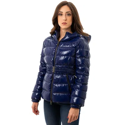 Herno Blue Polyamide Jackets & Women's Coat In Blue