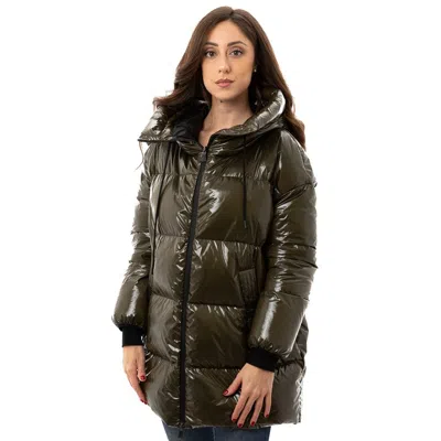Herno Polyamide Jackets & Women's Coat In Green
