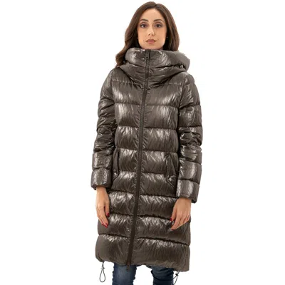 Herno Viscose Jackets & Women's Coat In Silver