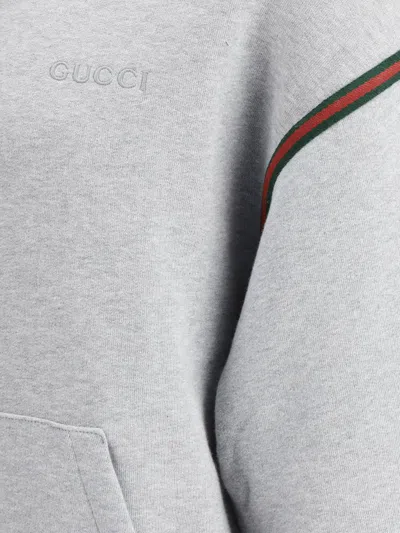 Gucci Cashmere And Wool Sweater In Gray