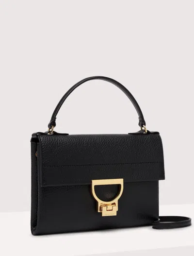 Coccinelle Arlettis Pebbled-leather Satchel