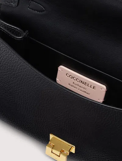 Coccinelle Arlettis Pebbled-leather Satchel