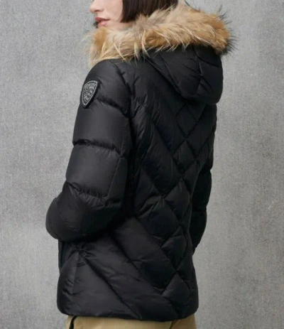 Blauer Usa Jacket In Nero/celeste