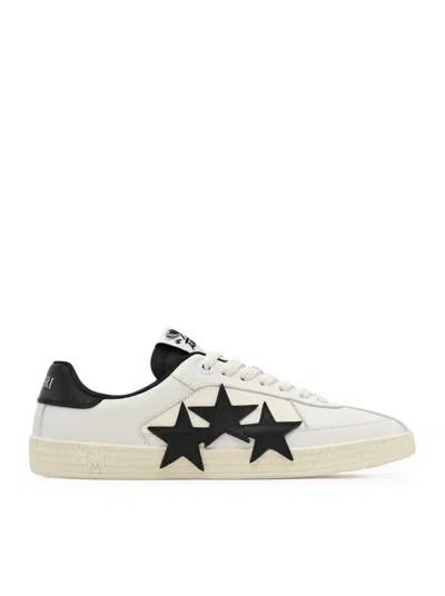 Amiri Pacific Low Top Sneaker With Star Patches In White
