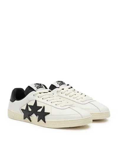 Amiri Pacific Low Top Sneaker With Star Patches In White
